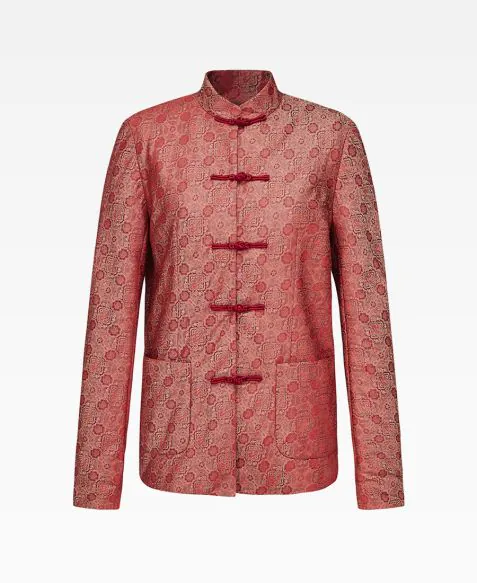 The Year Of The Dragon Song Brocade Tang Jacket With Five Buttons