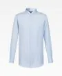 Jacquard Cotton Mandarin Collar Shirt