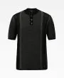 Tang Hollow-Out Polo Shirt