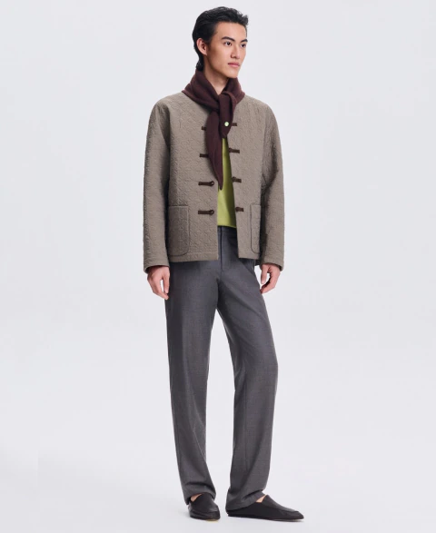 Coin-Quilted Tang Jacket