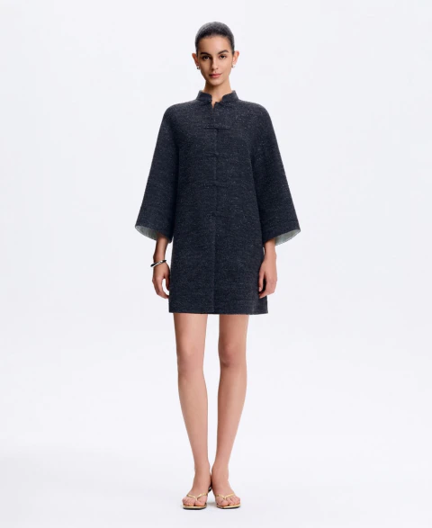 Tweed Longline Coat