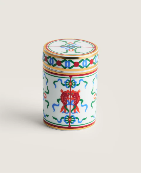 Golden Ripples Tea Caddy