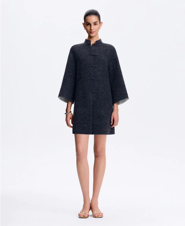 Tweed Longline Coat