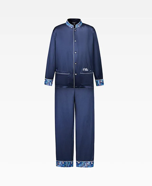 Shanghai Tang x Long Di Phoenix Silk Pyjama Set