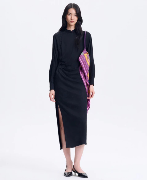 Floral Jacquard Qipao