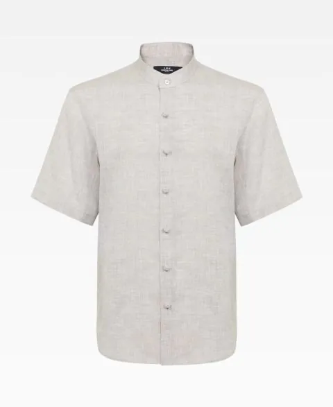 Chinese Knot Buttons Linen Short-Sleeved Shirt