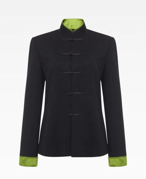 5-Button Tang Jacket With Triple Colour Silk Lining
