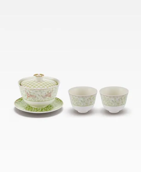 Chinese Garden 'GAIWAN' Tea Cup Set