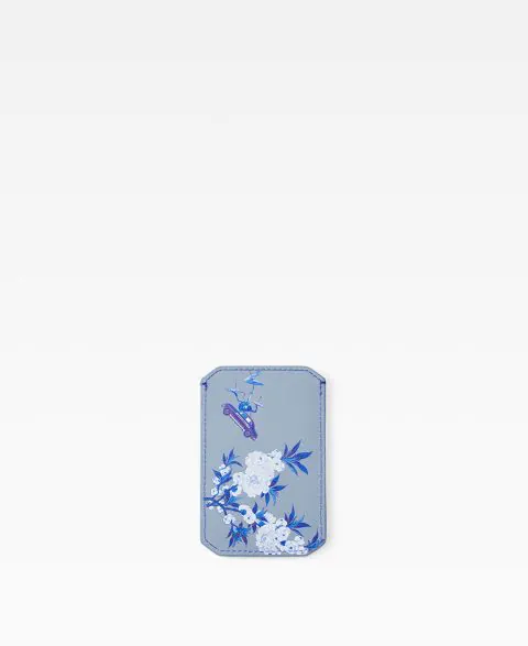 Shanghai Tang x Jacky Tsai Blue and White Card Case